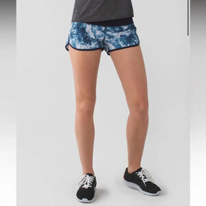 Lululemon Run: Speed Short *4-way Stretch Naval Blue women’s Size 8 Athletic Run